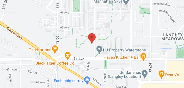 map of 204 19388 65 AVENUE